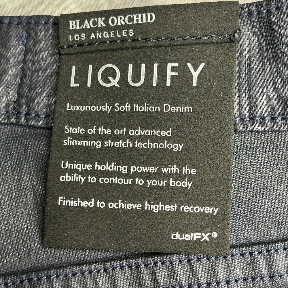 Lot 3 New Jeans 25 Women Youth Black Orchid Edwin White Shiny Navy Black Staple - Picture 5 of 13